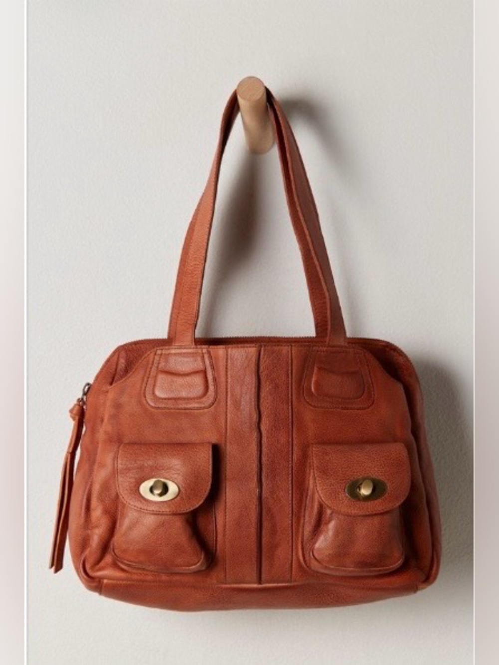 ▪️NWT Free People Leather Billie Bowler Bag